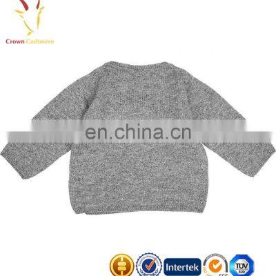 Solid Cashmere Plain Knitted Baby Girls Cardigans photo-2