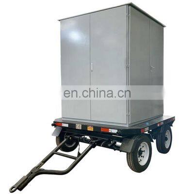 Trailer Insulating Oil Filtering System Mobile Transformer Oil Treatment Station