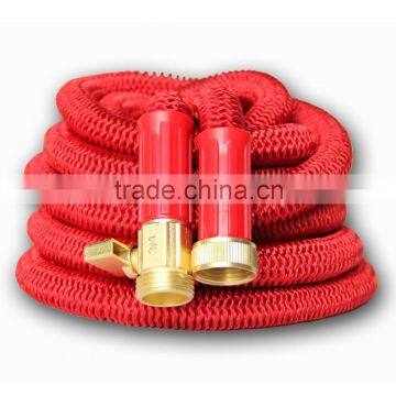 Best 25' Expanding Hose, Strongest Expandable Garden Hose on the Planet. Solid Brass Ends, Double Latex Core,