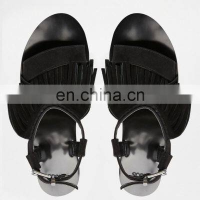 Ladies High Heels Shoes Flat Wholesale High Fashion Shoe Handmade Women New Style Sandals photo-3