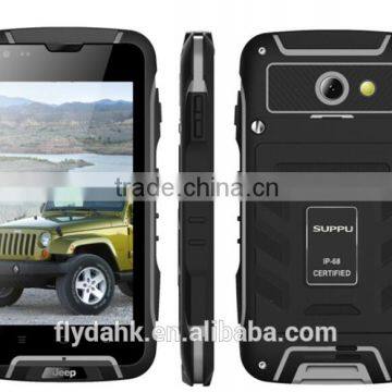 F6 4.5" ip68 waterproof smartphone MTK6582 quad Core dual sim wcdma smart phone Ram 1G+8G ip68 waterproof smartphone OTG