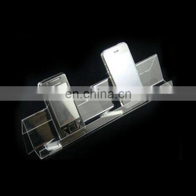 Long Shelf Acrylic Display Rack Holder Clear Acrylic Cell Phone Display Holder