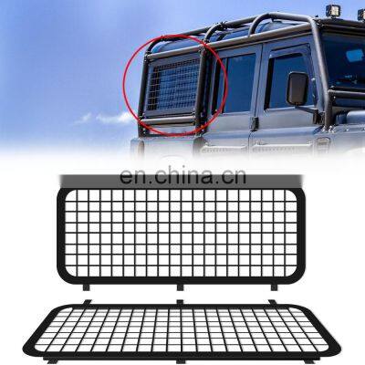 Car Exterior Protection Window Grills Steel Side Window Guards Fit for Land Rover Defender 90 110