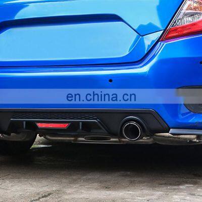 Car Exhaust Pipes For Honda Civic 2016-2018 Two Tube/Carbon Fiber photo-4