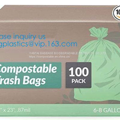 Compostable Recyclable Clear Poly Bags Custom Logo OPP Material Plastic Self Adhesive Seal Garbage Bag Bagease Bagplasti