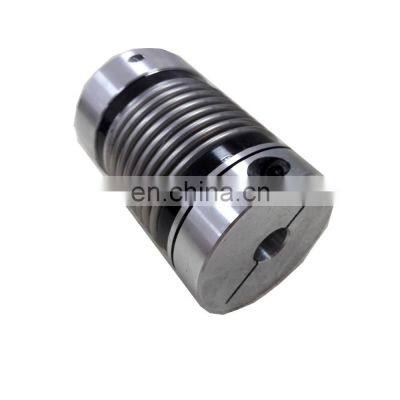 High torque capacity bellow coupling flexible encoder threaded pipe coupling