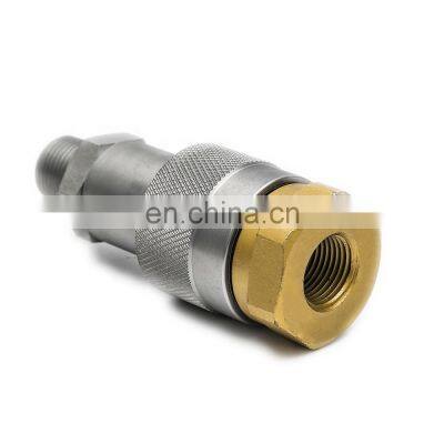 High Quality Amazon Hot Sellers Female and Male 3/8 Inch Screw Type HPA Hydraulic Quick Release Coupler for Tractor photo-5