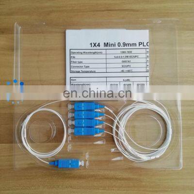 SC APC UPC 1 x 4/1 x 8 Fiber Optic PLC Splitter SC Splitter Mini Tube Type Splitter photo-4