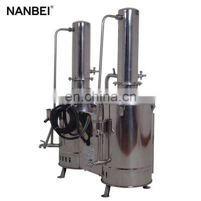 Stainless-steel Electric-heating Lab Double Distillation Water Distiller photo-5