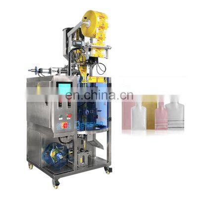 Full Automatic Irregular Shaped Sachet 2-30ml Cosmetic liquid Packaging Machine with CE