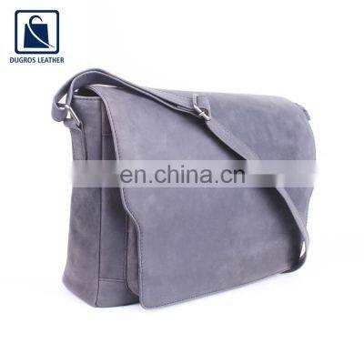 Bulk Quantity Supplier of Anthracite Fitting Men Genuine Leather Business Bag from India