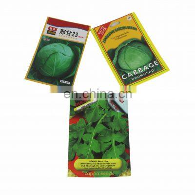 Custom Printing Three Side Seal Paper Agricultural Seeds Packaging Bag photo-4
