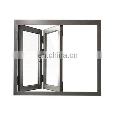 China factory folding steel window design bi fold kitchen aluminum windows