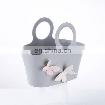 Supply portable butterfly shopping basket Bathroom toiletries Living room sundries storage basket