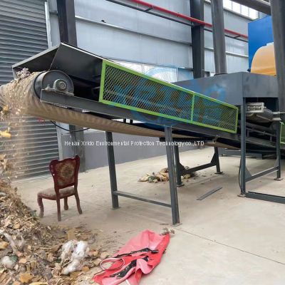 industrial waste bottle bag strap recycling double shaft metal plastic shredder with ce