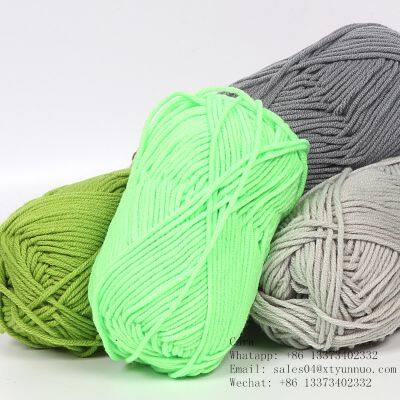 Hand knitting yarn baby crochet and recycled cotton 100% cotton knitting Yarn