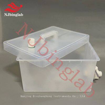 NJbinglab PFA square reaction container, capacity 18L, support customization