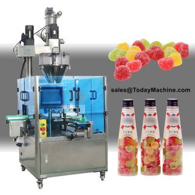 Automatic Small Bottle Liquid Fruit Juice Rotary Filling Machine Production Line