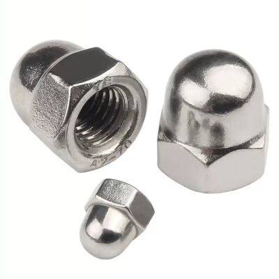 201/304/316 stainless steel cap nut GB923 M3-M20