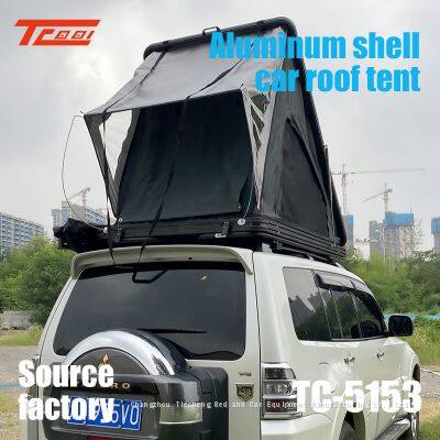 Quick Opening Car Roof Tent, Outdoor Camping, Rain and Sun Protection Equipment, Automatic no Need to Build SUV Car Aluminum Shell Hardtop Tent photo-3
