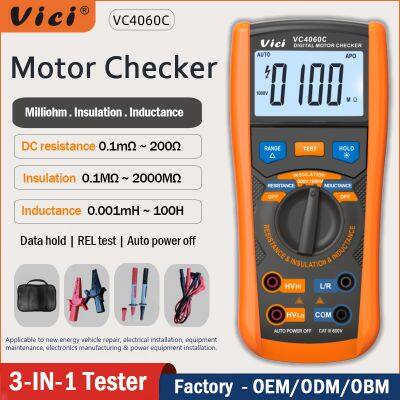 Vicimeter VC4060C Insulation Milliohm Inductance Motor Checker Tester