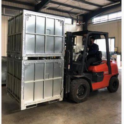 Foldable Steel Container Metal Intermediate Bulk Containers for Liquids