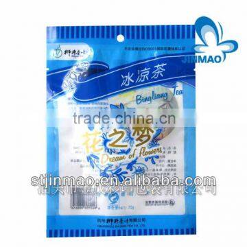 Food grade plastic bag for tea packaging