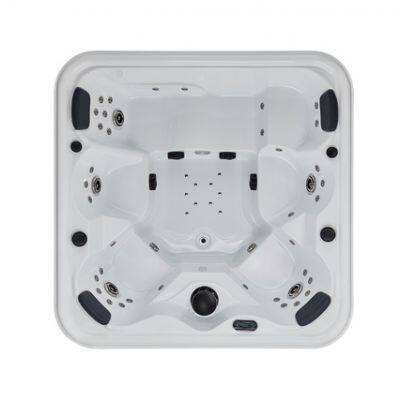 European Market Massage Smooth Modern Freestanding 6 Person Hot Tub Outdoor Spa Jacuzzi Large Bath Tub photo-3