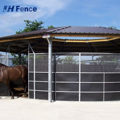 Anping Horse Stable Bamboo Powder Coated Horse Stable Großhandel Pferdeunterstand Boxstall Scheune photo-2