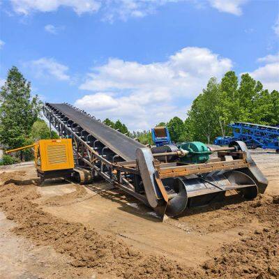 Crawler Walking Slag Scraper, Coal Slag Stacking Material Scraper, Remote-controlled Material Reclaiming Conveyor photo-5