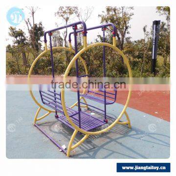 Children outdoor park swing JT-10602B kids garden swing chair set