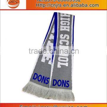 High quality acrylic custom jacquard hockey team scarf