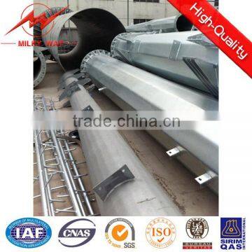 Q235 Steel Utility Transmission Poles