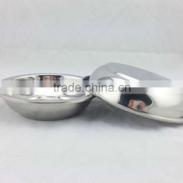 Stainless Steel Soup Plate/ Round Plate/ Dinner Plate