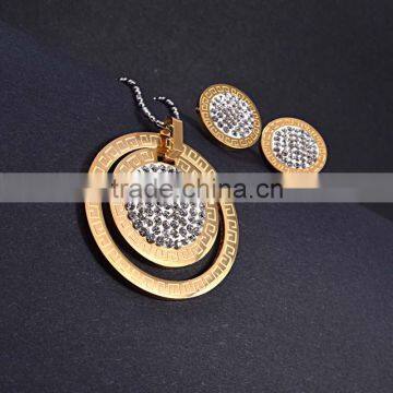 European Fashion Jewellery Gold Plated Fashion And Costume Jewelry Set photo-4