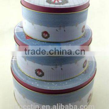 2015 hot selling Christmas tin box collections