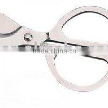 stainless steel cigar scissor & holder