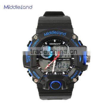 Alibaba MIDDLELAND website cheap plastic colorful watches solar watch unisex sport watch