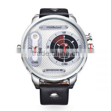 Luxury Style Digital Double time Zone Wristwatch wholesale watch 2015