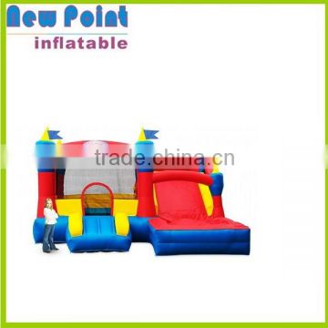 Inflatable combo bouncer house , little bounce house with slide ,inflatable combo