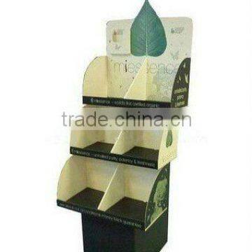 cosmetic cardboard display/cosmetics retail displays