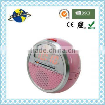 Cute Hello Kitty USB Music Playback Alarm Clock Radio