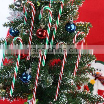 Red And White Acrylic Candy Cane Christmas Tree Decorations