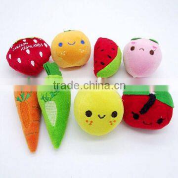 Plush fruit and vegetable fridge magnet plush fridge magnet fruit toys