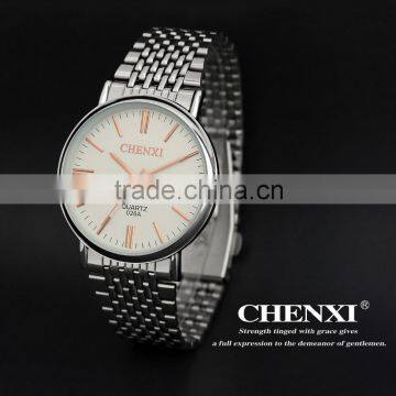 2015 Best Luxury Fashion Couple Lover Wrist Watch ,Noble Japan Movement Quartz Stainless Steel Watch For Wholesale CX-026AM&LS-R