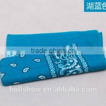 Wholesale Custom Paisley Printed Square Cotton Head Bandana photo-5