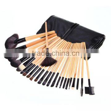 24 Pcs Professional Cosmetic Powder Eyeshadow Blush Kit Makeup Brushes Set