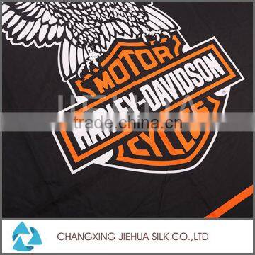 Superior Hand Block Polyester Viscose Badge Print Fabric photo-5