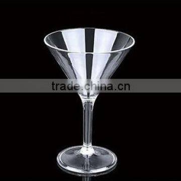 unbreakable Martini glass cup; unbreakable plastic cocktail glass;