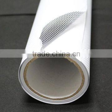 Self Adhesive Car Sticker One Way Vision Window Film Inkjet Printing 180gsm Perforated Vinyl Rolls Inkjet Pvc Vinyl